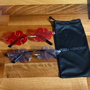 Kibu London Red and Blue Akatuski Sunglasses